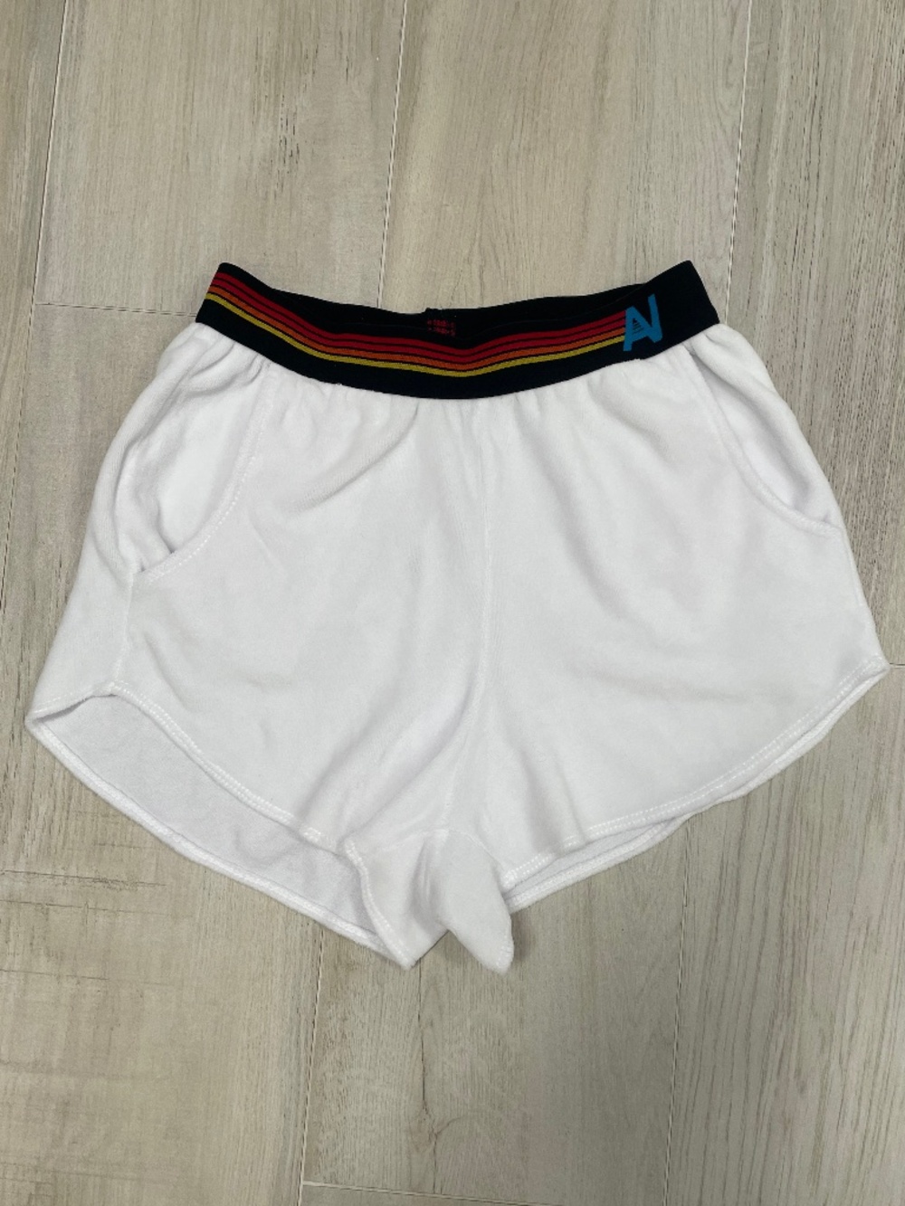 Aviator Nation White lounge shorts